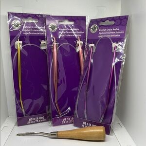 Knitting Aluminum circular Needles Set